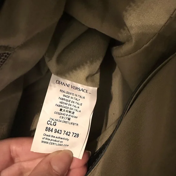 Versace Collection Leather Tote Bag - Picture 13 of 16